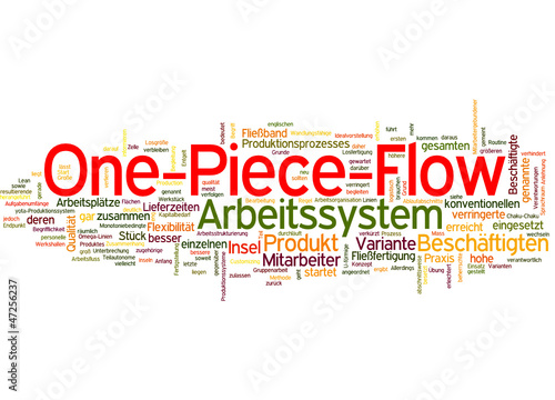 Vector: One-Piece-Flow (deutsch) One-Piece-Flow (deutsch)