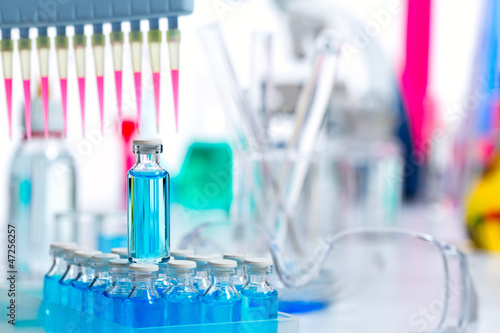 Photo: Chemical scientific laboratory multi channel pipette Chemical scientific laboratory multi channel pipette