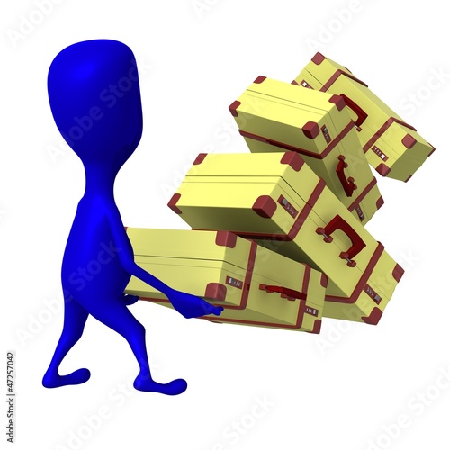 Illustration: View cases fall from puppet carrier hands View cases fall from puppet carrier hands
