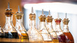 oil bottles