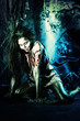 creepy woman
