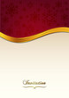 Red ornate invitation