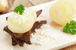 Harzer Käse auf Schwarzbrot