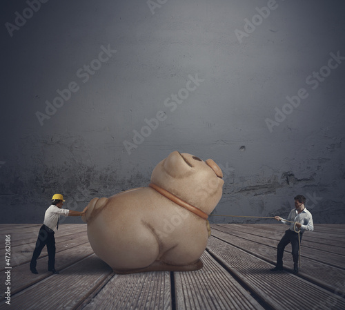 Photo: To secure the money To secure the money