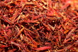 Dried saffron as food background