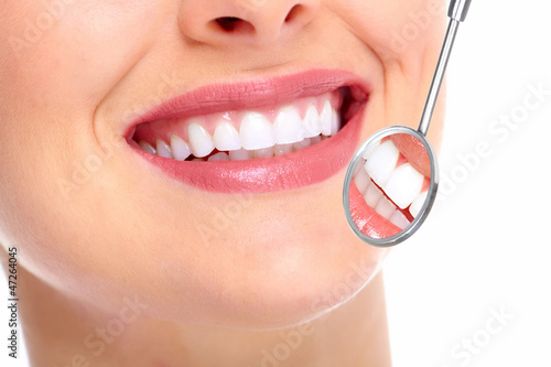 Photo: Beautiful woman smile. Beautiful woman smile.