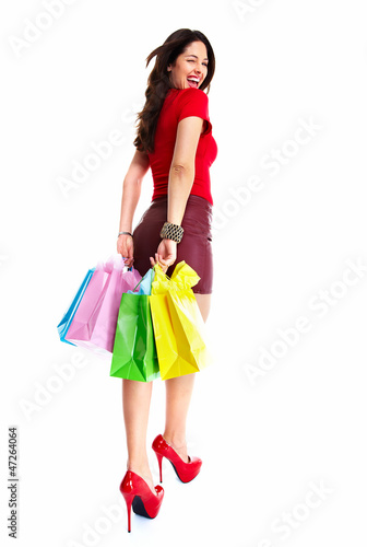 Photo: Shopping woman. Shopping woman.