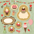 Set of Holiday elements