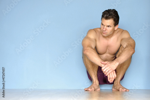 Photo: Athlete resting Athlete resting