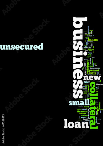 Vector: Unsecured Small Business Loans Easy Financing without Collateral Unsecured Small Business Loans Easy Financing without Collateral
