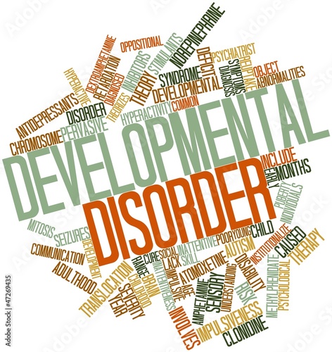 Illustration: Word cloud for Developmental disorder Word cloud for Developmental disorder