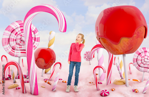 Photo: Girl in a Candy land Girl in a Candy land