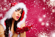 sexy xmas frau