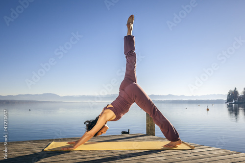Photo: yoga woman yoga woman