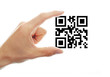 concept with qr code