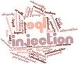 Word cloud for SQL injection