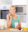 A smoothie is refreshing and healthy