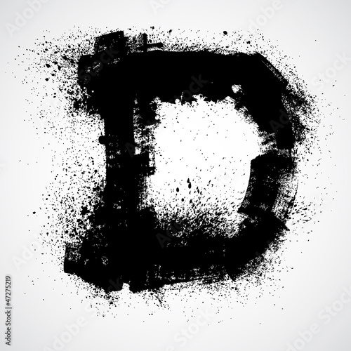 Vector: Grunge letter - alphabet symbol design Grunge letter - alphabet symbol design