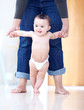 His first steps