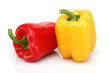 Red and yellow bell peppers