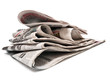 Foto: Zeitungsstapel Zeitungsstapel