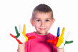 Colorful hands