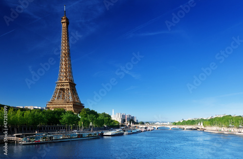 Photo: Eiffel tower, Paris. France Eiffel tower, Paris. France