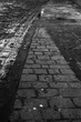 cobbled street