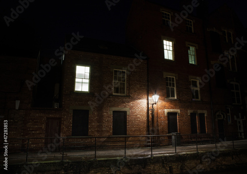 Photo: night buildings night buildings