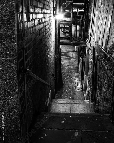 Photo: alley light alley light
