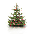 Weihnachtsbaum mit Kerzen