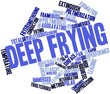 Word cloud for Deep frying