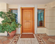 contemporary house door, Athens Greece