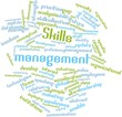 Word cloud for Skills management