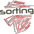 Word cloud for Sorting
