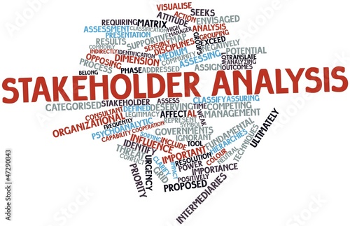 Illustration: Word cloud for Stakeholder analysis Word cloud for Stakeholder analysis