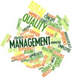 Word cloud for Total quality management
