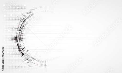 Vector: Abstract new technology dynamic fade banner background Abstract new technology dynamic fade banner background
