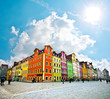 Wroclaw City center, Market Square tenements
