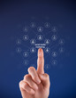 Social media marketing concept