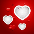 Valentines day card design background eps 10