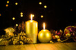 Photo: Christmas candles Christmas candles
