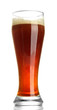 glass of kvass, isolated on white