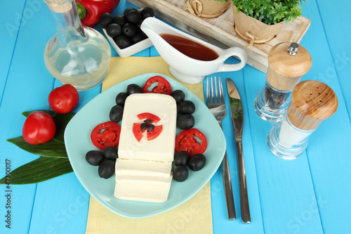 Photo: Feta cheese Feta cheese
