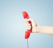 red handset
