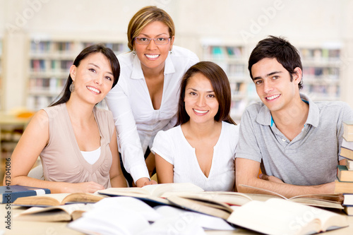 Photo: Group of university students Group of university students