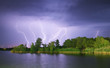 Lightning on the river
