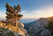 Sunset in mountain