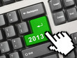 Computer keyboard with 2013 key