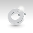 Abstract turnover icon